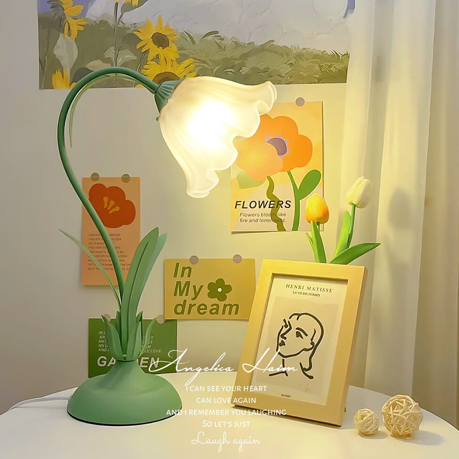 vintage-pastoral-rose-art-deco-table-lamp-with-green-base-and-white-shade