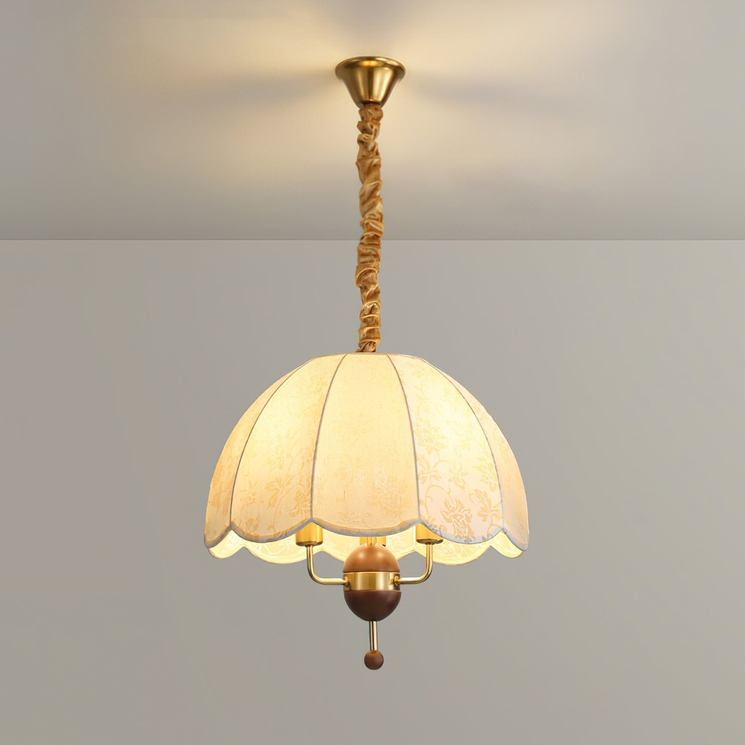 rustic-scalloped-fabric-floral-pendant-light-with-wood-accents-for-dining-room-and-living-space