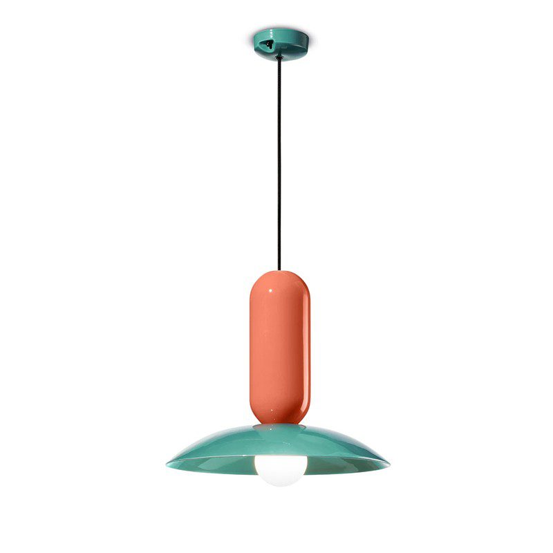 retro-pau-pendant-light-with-glossy-overlapping-volumes-and-iron-finish-for-modern-interior-lighting