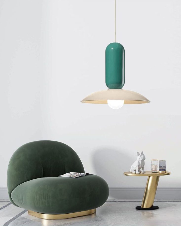 retro-pau-pendant-light-with-glossy-overlapping-volumes-and-iron-finish-for-modern-interior-lighting