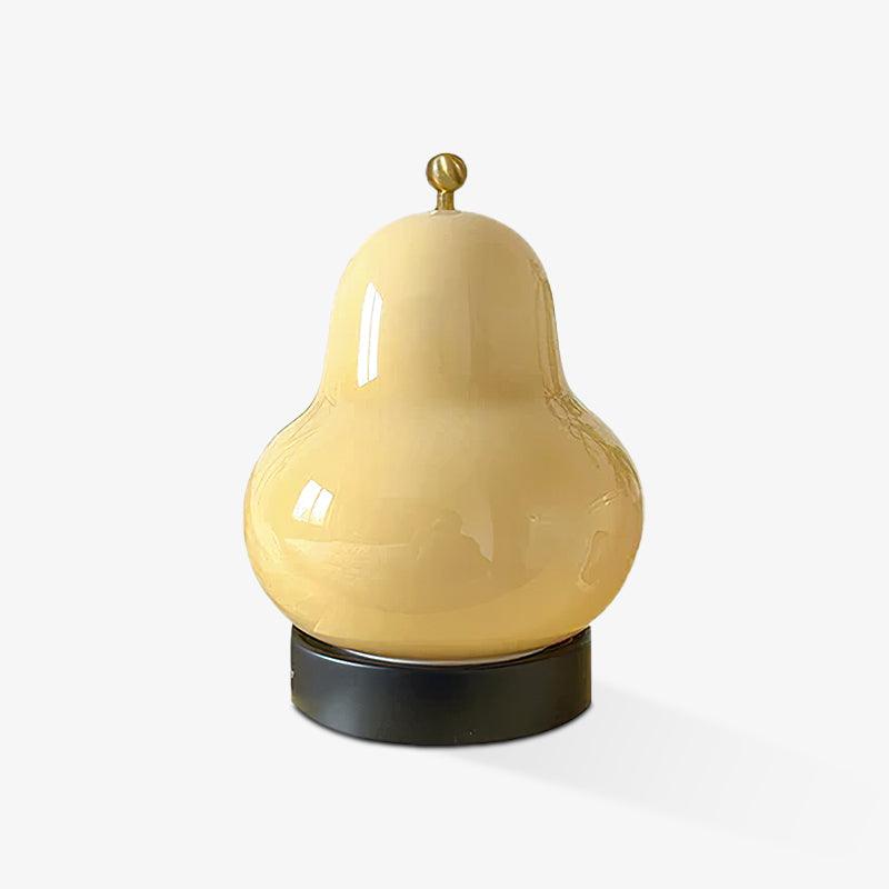 Vintage Inspired Pear Shaped Portable LED Table Lamp with Touch Dimming