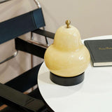Vintage Inspired Pear Shaped Portable LED Table Lamp with Touch Dimming