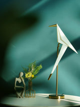 Modern Origami Bird LED Table Lamp Creative Paper Crane Nightstand Light