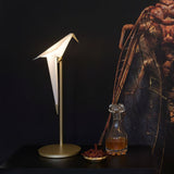 Modern Origami Bird LED Table Lamp Creative Paper Crane Nightstand Light