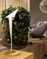 Modern Origami Bird LED Table Lamp Creative Paper Crane Nightstand Light