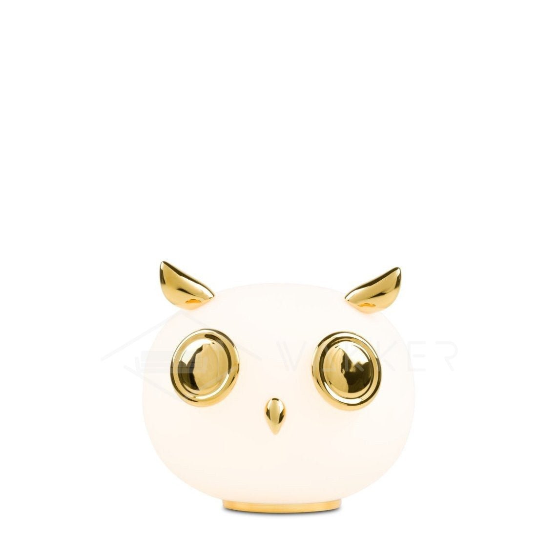 Animal Shaped Glass Table Lamp Modern Owl Rabbit Penguin Gold Bedside Nightstand Light