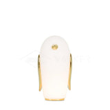 Animal Shaped Glass Table Lamp Modern Owl Rabbit Penguin Gold Bedside Nightstand Light