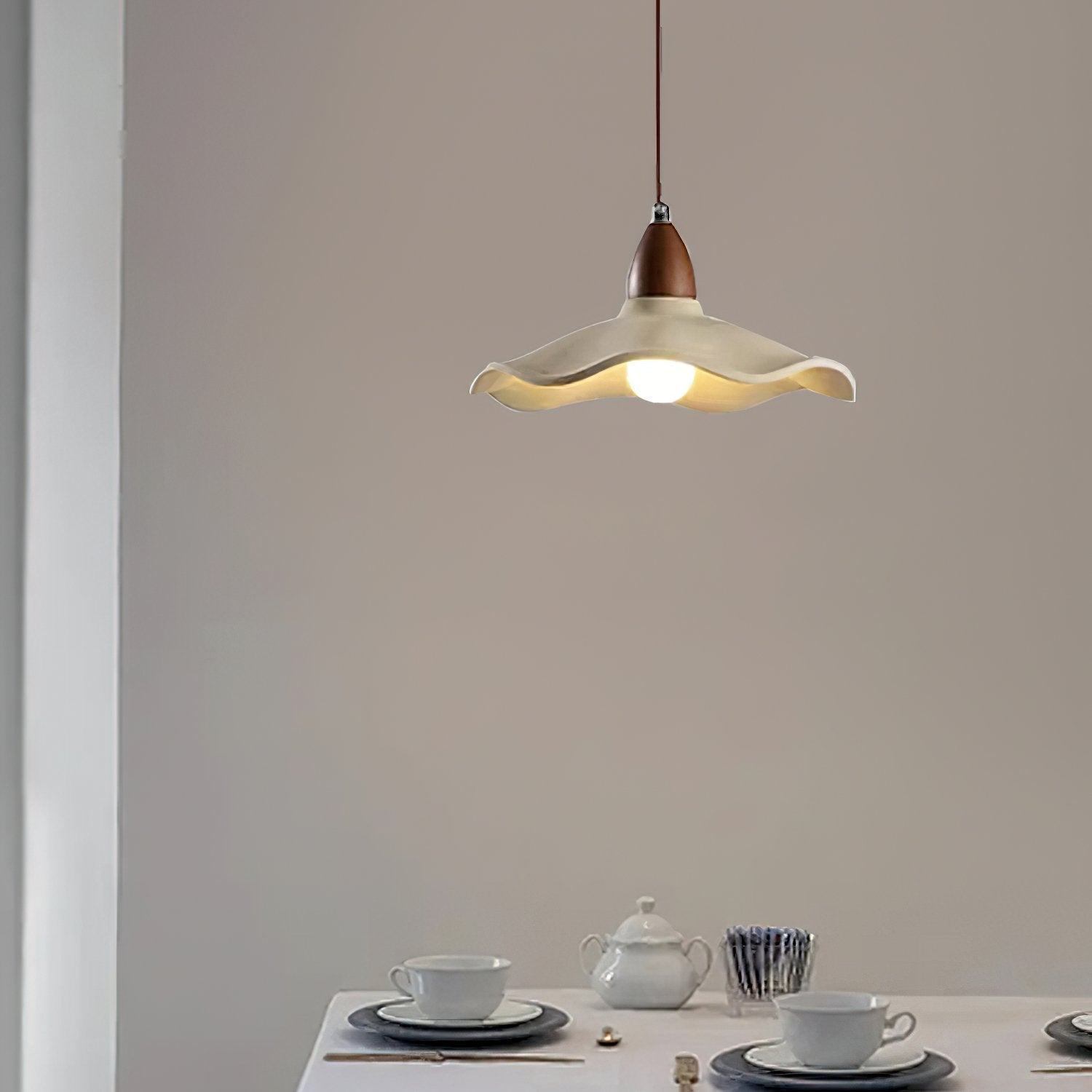 modern-petal-concrete-hanging-ceiling-lamp-with-walnut-wood-base-for-elegant-living-spaces