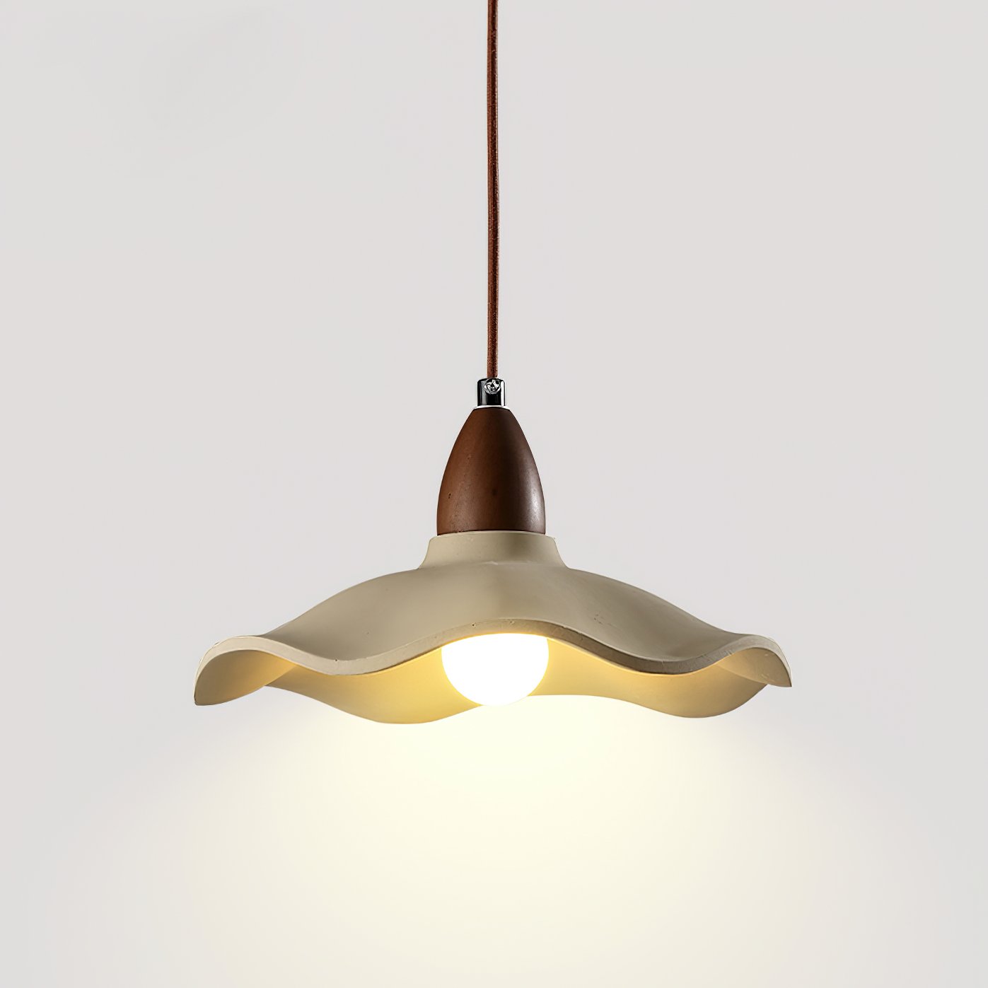 modern-petal-concrete-hanging-ceiling-lamp-with-walnut-wood-base-for-elegant-living-spaces