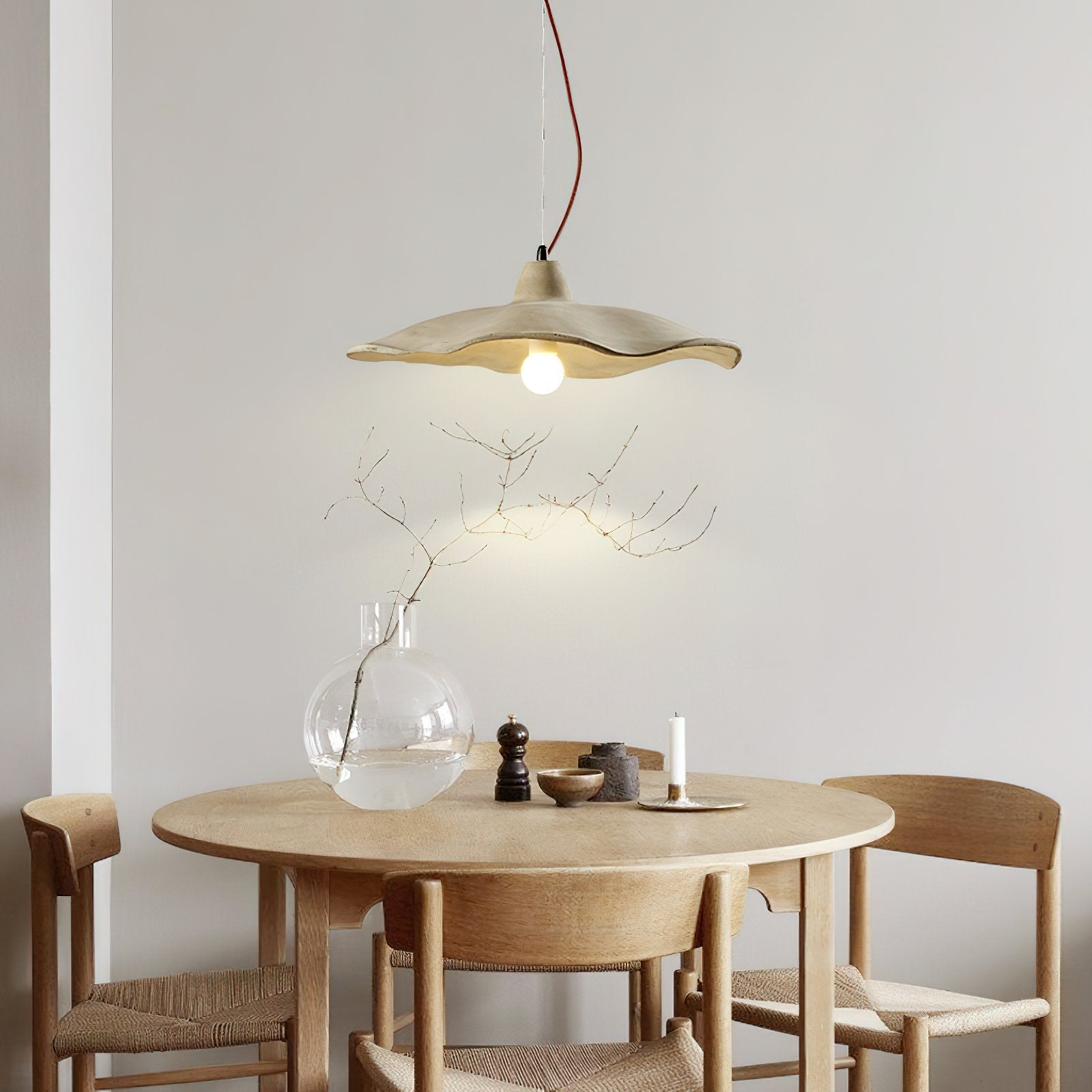 modern-petal-concrete-hanging-ceiling-lamp-with-walnut-wood-base-for-elegant-living-spaces