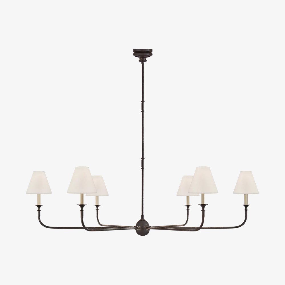 modern-piaf-brass-chandelier-with-white-fabric-shades-for-elegant-home-interior-lighting