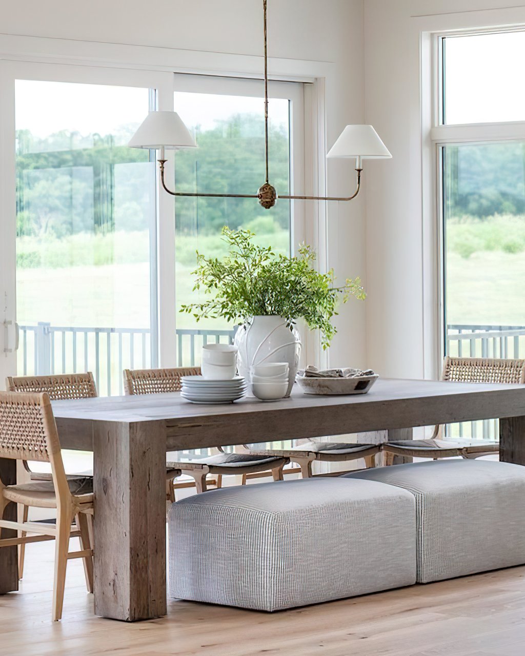 modern-piaf-brass-chandelier-with-white-fabric-shades-for-elegant-home-interior-lighting