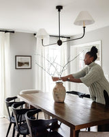 modern-piaf-brass-chandelier-with-white-fabric-shades-for-elegant-home-interior-lighting