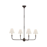 modern-piaf-brass-chandelier-with-white-fabric-shades-for-elegant-home-interior-lighting