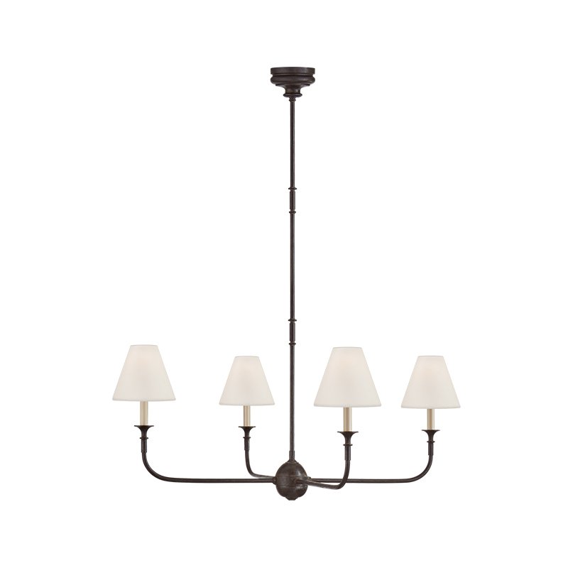 modern-piaf-brass-chandelier-with-white-fabric-shades-for-elegant-home-interior-lighting