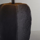 handcrafted-black-geometric-ceramic-table-lamp-with-white-fabric-shade-for-modern-living-room
