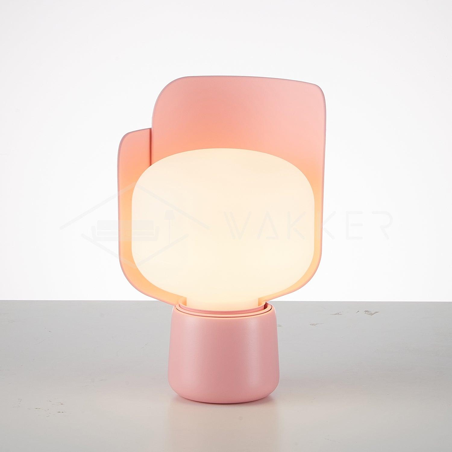 Modern Flower Petal Adjustable Accent Table Lamp for Bedroom and Living Room
