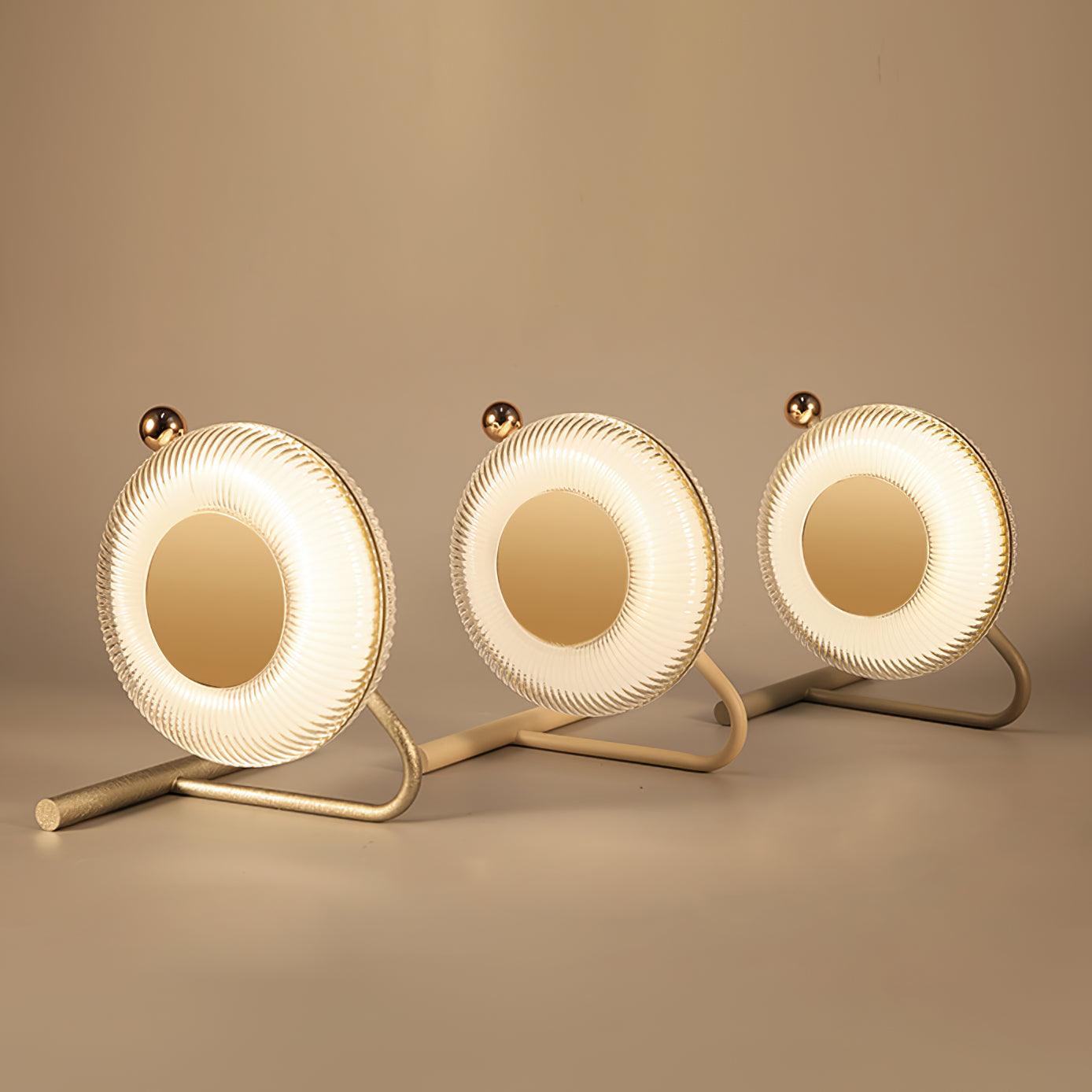 Modern Portable LED Table Lamp with Rechargeable Battery and Adjustable Task Lighting