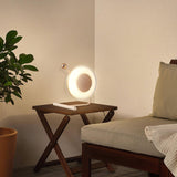 Modern Portable LED Table Lamp with Rechargeable Battery and Adjustable Task Lighting
