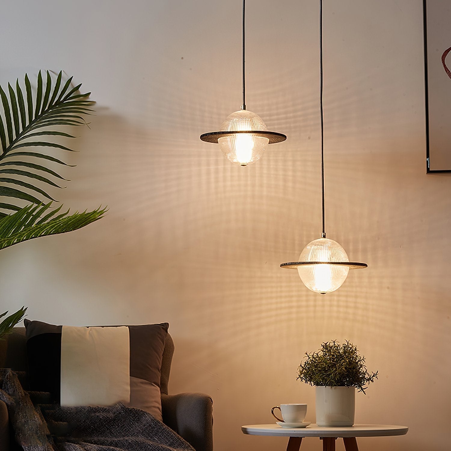 modern-gold-planet-glass-pendant-light-with-3-color-changing-led-for-dining-room