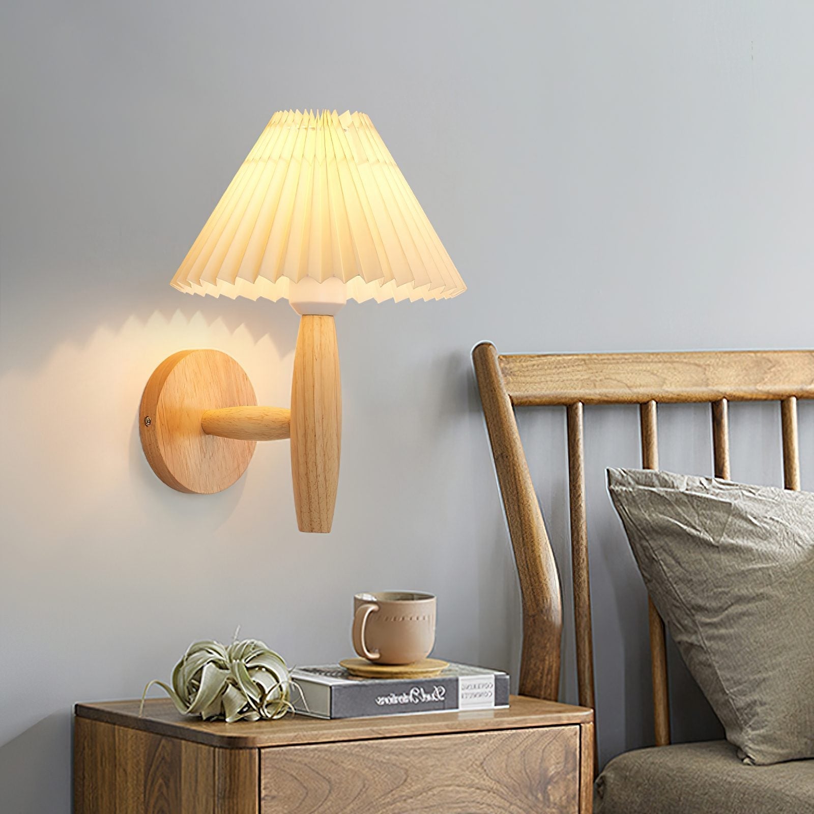 mid-century-modern-pleated-wood-wall-sconce-for-bedroom-living-room-white-fabric-shade