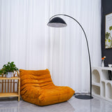 Modern Scandinavian Verse Arc Floor Lamp with Adjustable Swivel Shade for Living Room