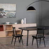 Modern Scandinavian Verse Arc Floor Lamp with Adjustable Swivel Shade for Living Room