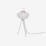 Japanese Rice Paper Floor Lamp Sculptural Mulberry Paper Standing Lantern Lighting