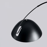 Modern Scandinavian Verse Arc Floor Lamp with Adjustable Swivel Shade for Living Room