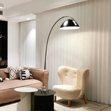 Modern Scandinavian Verse Arc Floor Lamp with Adjustable Swivel Shade for Living Room