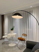 Modern Scandinavian Verse Arc Floor Lamp with Adjustable Swivel Shade for Living Room