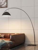Modern Scandinavian Verse Arc Floor Lamp with Adjustable Swivel Shade for Living Room