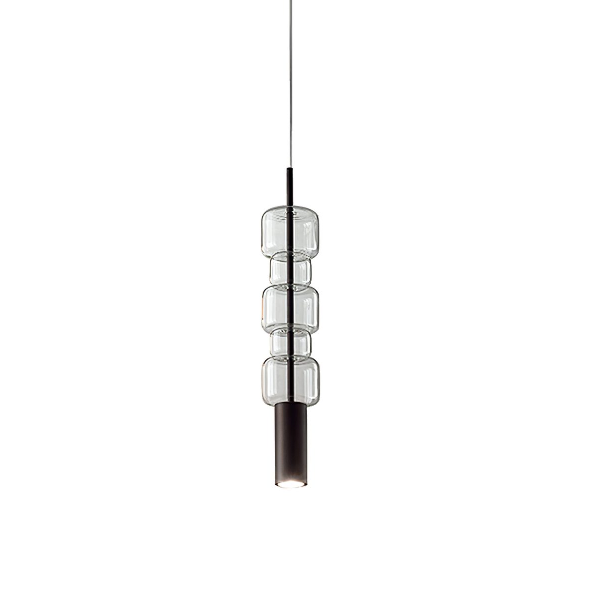 modern-polyrhythm-pendant-light-with-aluminum-and-hand-blown-glass-shade
