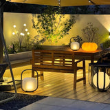 Modern Rechargeable Portable Outdoor Lantern Table Lamp for Garden and Patio