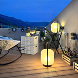 Modern Rechargeable Portable Outdoor Lantern Table Lamp for Garden and Patio