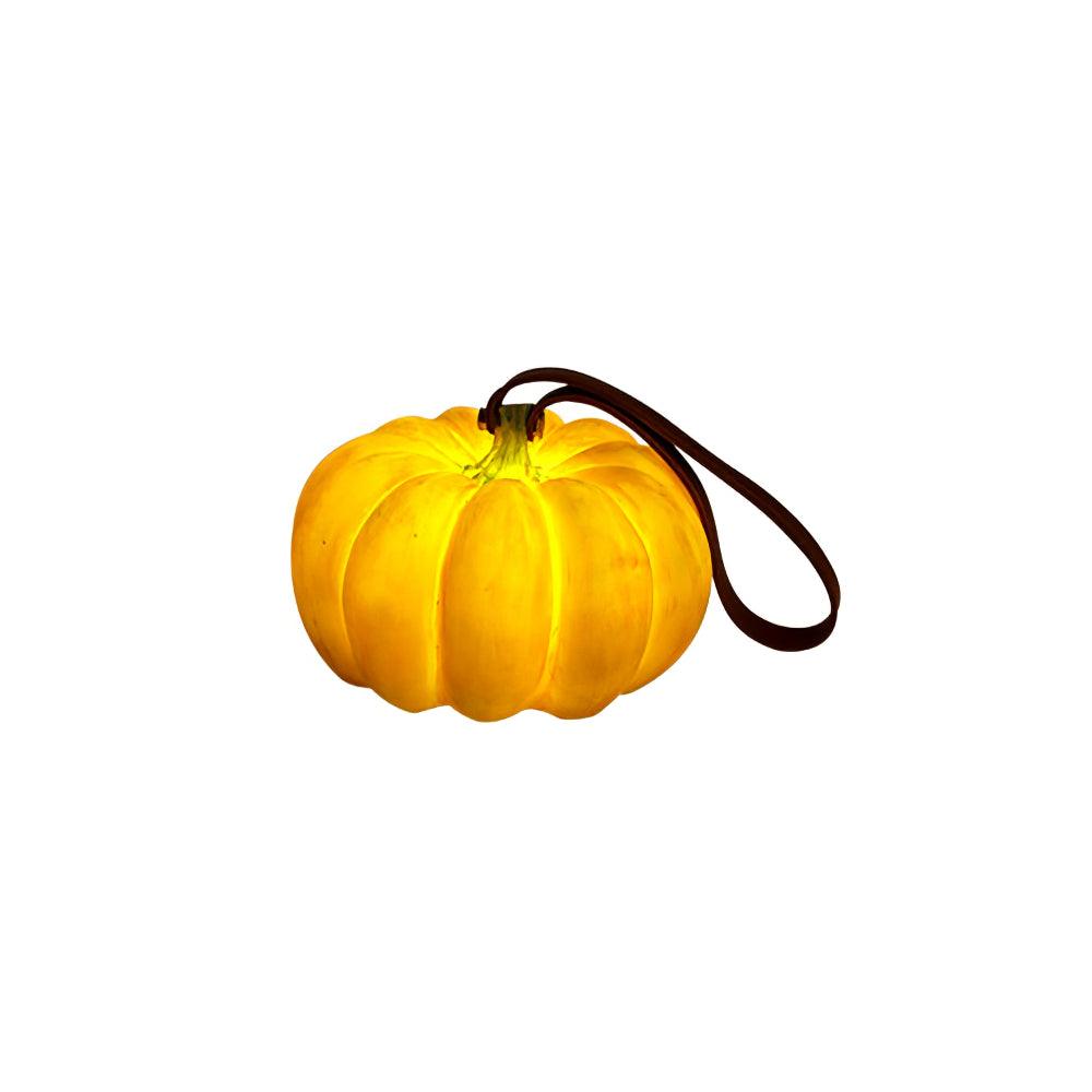 Rechargeable Portable Pumpkin Table Lamp LED Battery Operated Resin Desk Light
