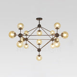 modern-black-geometric-chandelier-with-cognac-glass-globes-for-mid-century-living-spaces