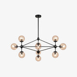 modern-black-geometric-chandelier-with-cognac-glass-globes-for-mid-century-living-spaces