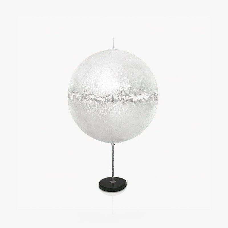 Modern Artistic Fiberglass Table Lamp Textured Hand Painted Nightstand Light for Bedroom