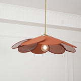 Modern Fabric Floral Petal Pendant Light for Elegant Living Room and Bedroom Lighting