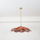Modern Fabric Floral Petal Pendant Light for Elegant Living Room and Bedroom Lighting