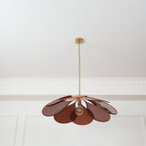 Modern Fabric Floral Petal Pendant Light for Elegant Living Room and Bedroom Lighting