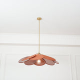 Modern Fabric Floral Petal Pendant Light for Elegant Living Room and Bedroom Lighting