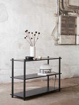 Modern Opal Glass Pump Table Lamp with Steel Frame for Office and Home Decor