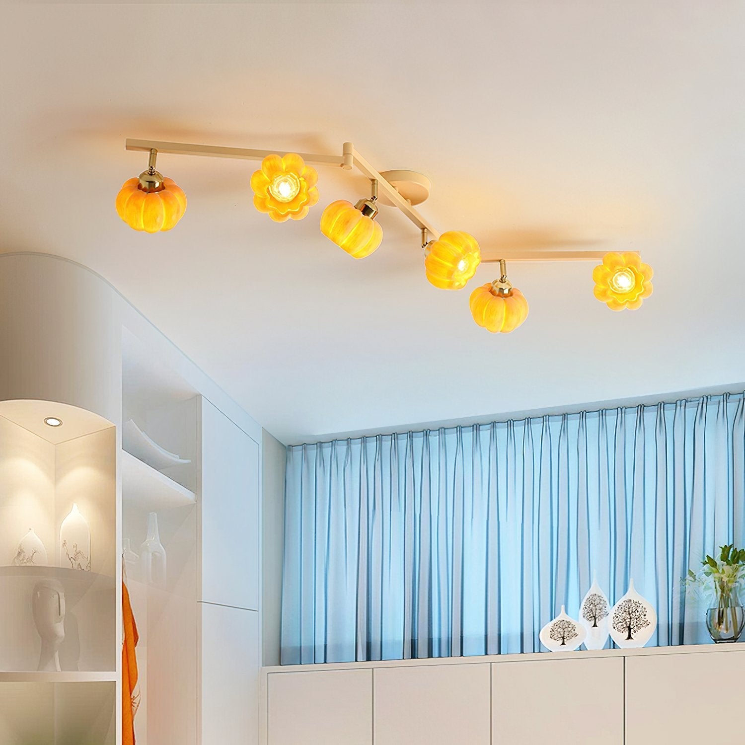 modern-pumpkin-resin-multi-head-ceiling-light-fixture-for-dining-and-living-rooms