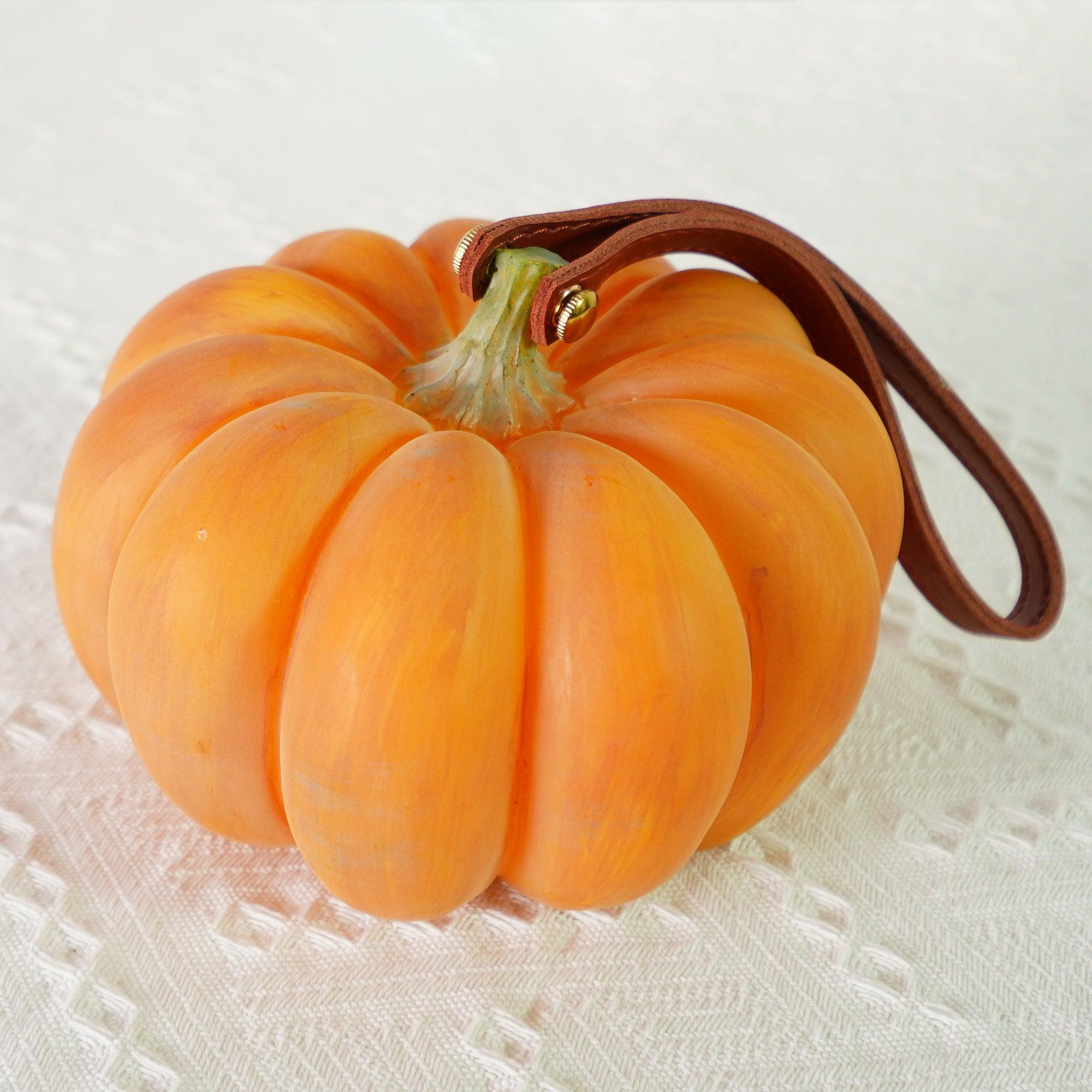 Rechargeable Portable Pumpkin Table Lamp LED Battery Operated Resin Desk Light
