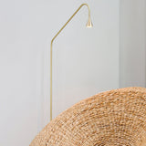 Modern Geometric Architectural Metal Standing Floor Lamp for Contemporary Living Spaces