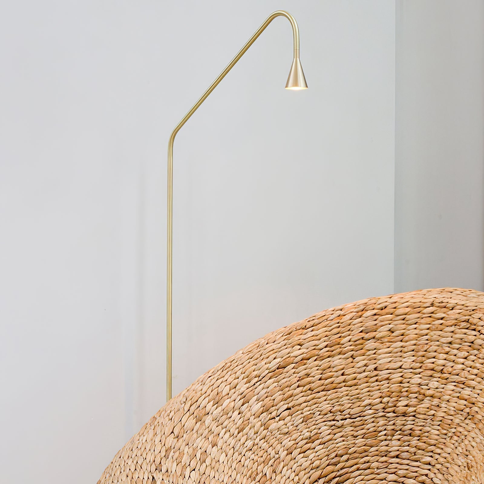 Modern Geometric Architectural Metal Standing Floor Lamp for Contemporary Living Spaces