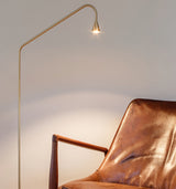 Modern Geometric Architectural Metal Standing Floor Lamp for Contemporary Living Spaces