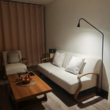 Modern Geometric Architectural Metal Standing Floor Lamp for Contemporary Living Spaces